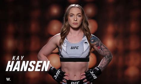 ufc onlyfans nude|Kay Hansen UFC fighter Nude Leaked OnlyFans